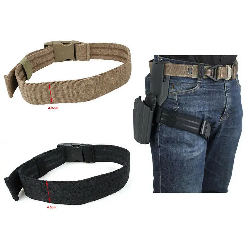 Ремень TMC Tactical Elastic Band на бедро TMC2955 Черный/Кофейный.