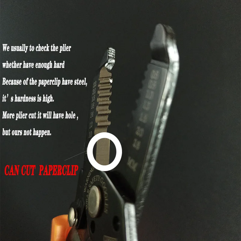 6 дюймовые портативные обжимные плоскогубцы для зачистки проводов обжимной