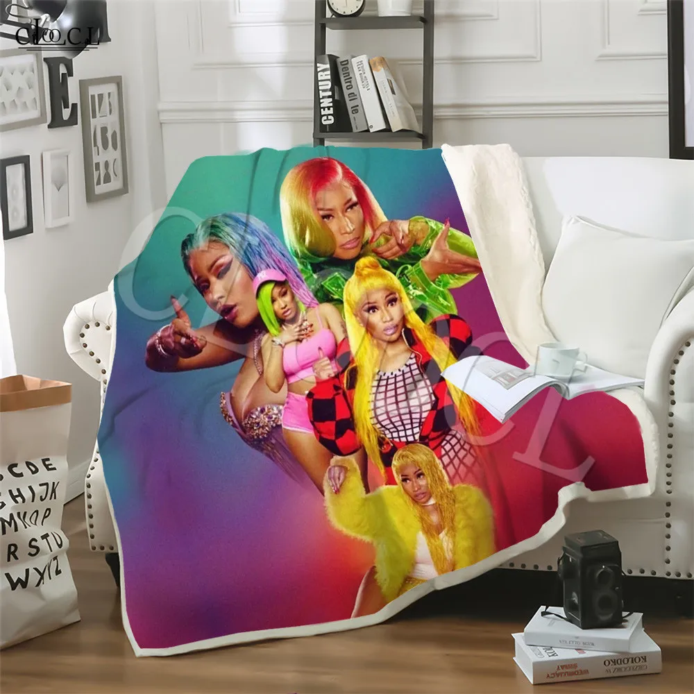 Пушистое утяжеленное одеяло Nicki Minaj дорожное постельное белье с 3D рисунком