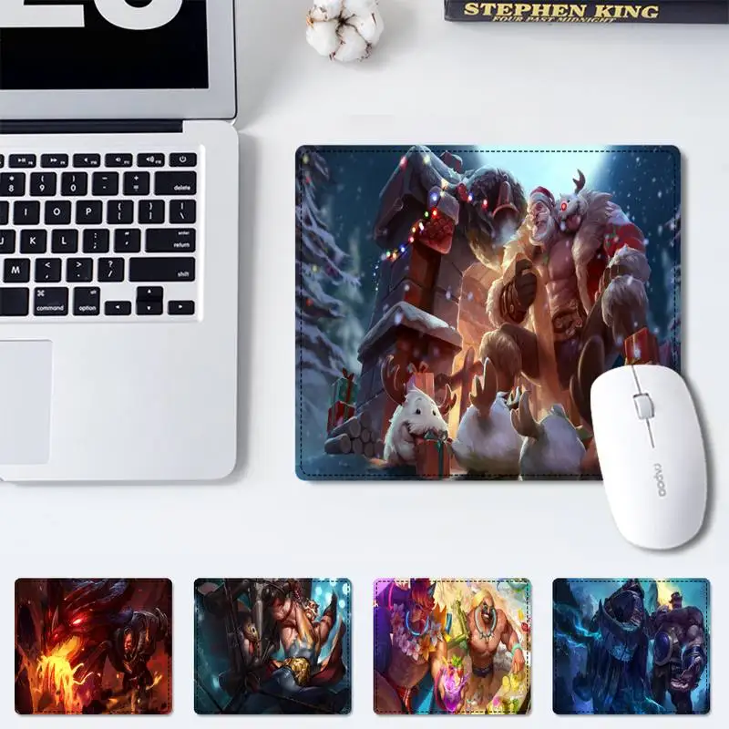

Женский коврик для мыши LOL Braum маленький размер резиновый коврик для мыши игровой плеер Настольный коврик для компьютерного ноутбука коврик...