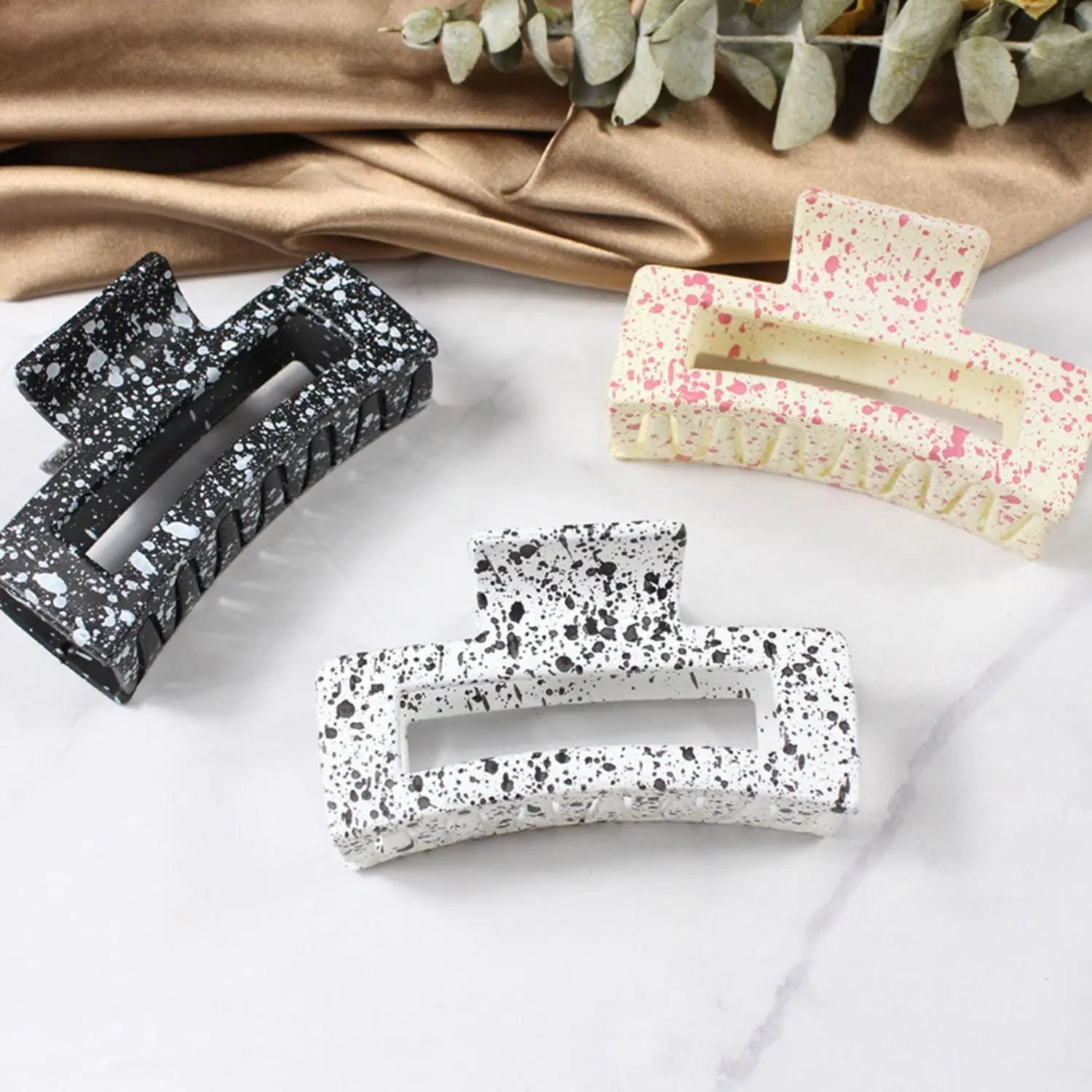 

Заколка для волос женская однотонная, 1 шт., нескользящая