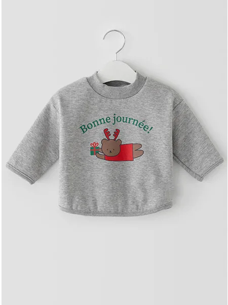 Новинка Весна 2022 детские футболки с длинным рукавом Милая футболка принтом