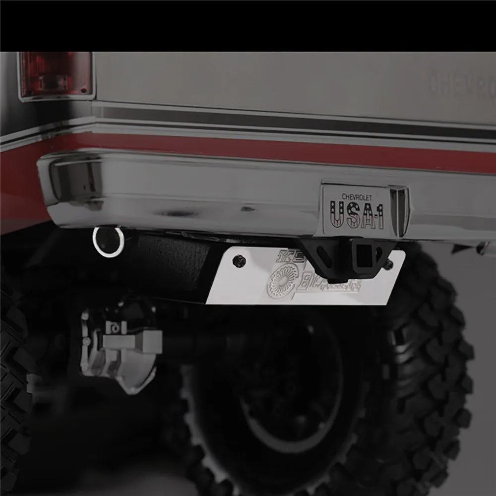 Металлический имитационный топливный бак + выхлопная труба для 1/10 TRAXXAS TRX4 Chevrolet K5