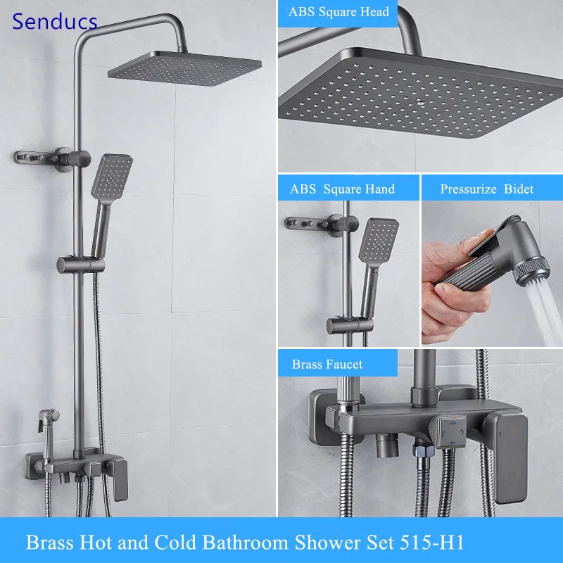 Смеситель для душа senфитнес латунный с гибким шлангом 1 5 и биде | Обустройство