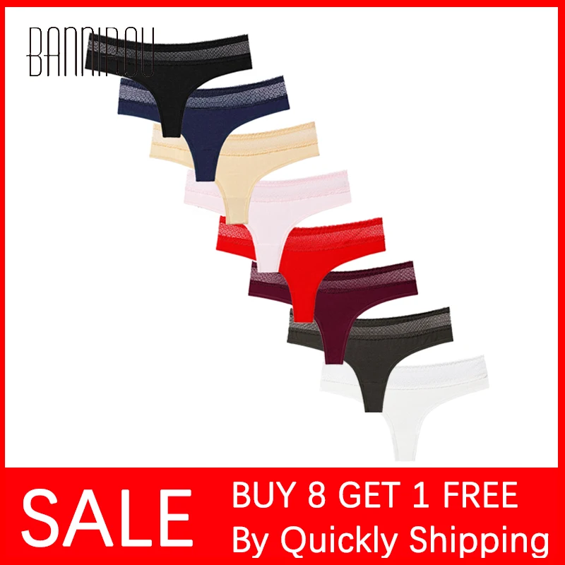 BANNIROU сексуальное кружевное женское нижнее белье трусики хлопковые женские с T