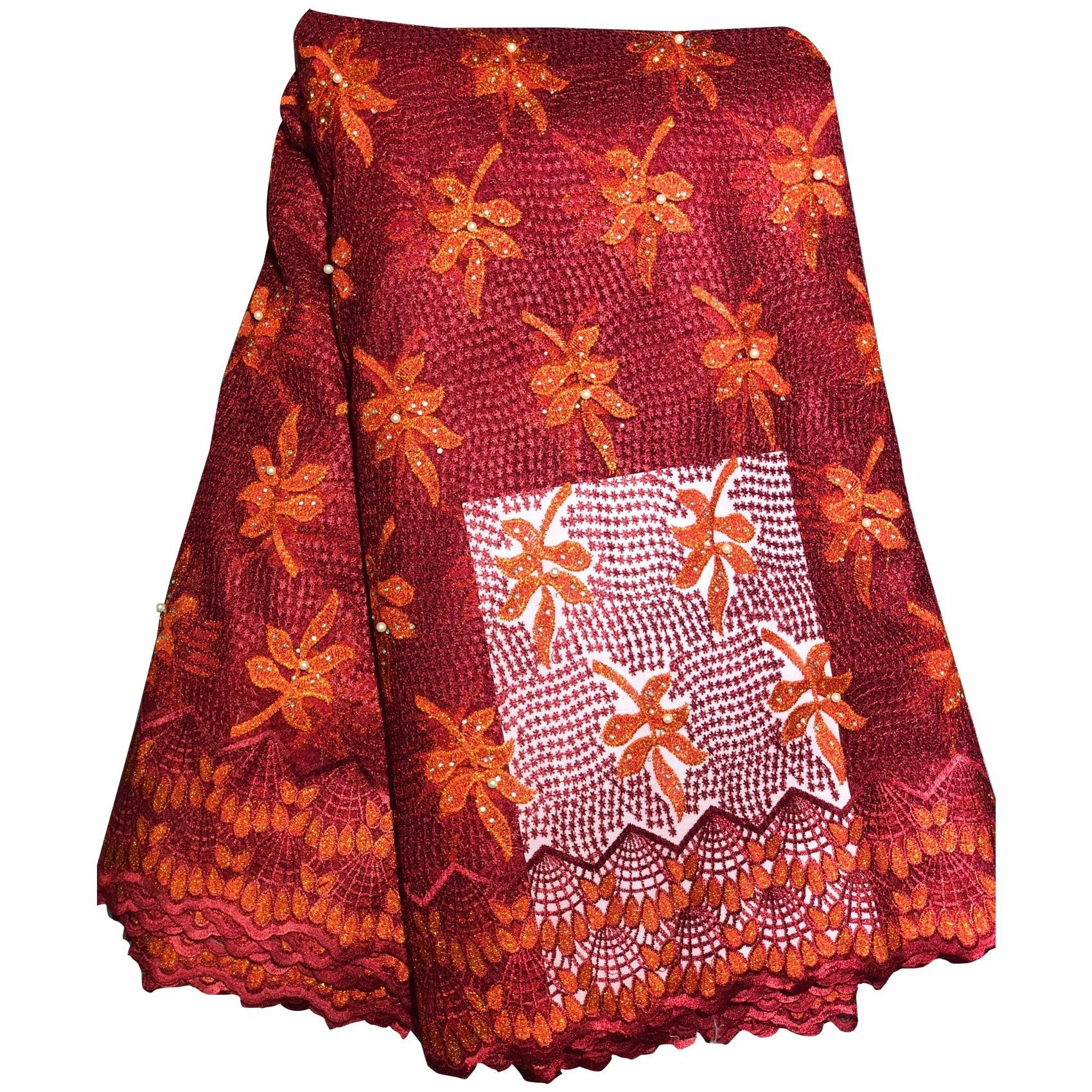 

Последние африканские кружевные ткани с вышивкой, африканский тюль, французская кружевная ткань с камнями, 2019, Африканское французское Сет...