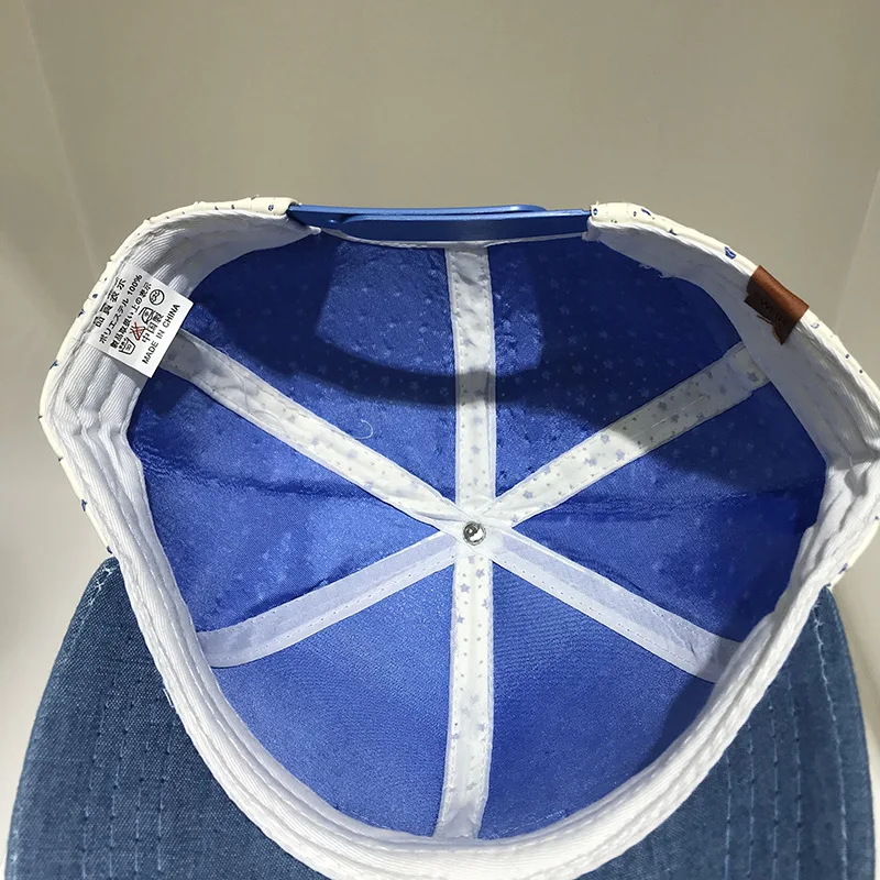 Бейсбольная кепка в стиле хип-хоп со звездами и надписями модная простая уличная