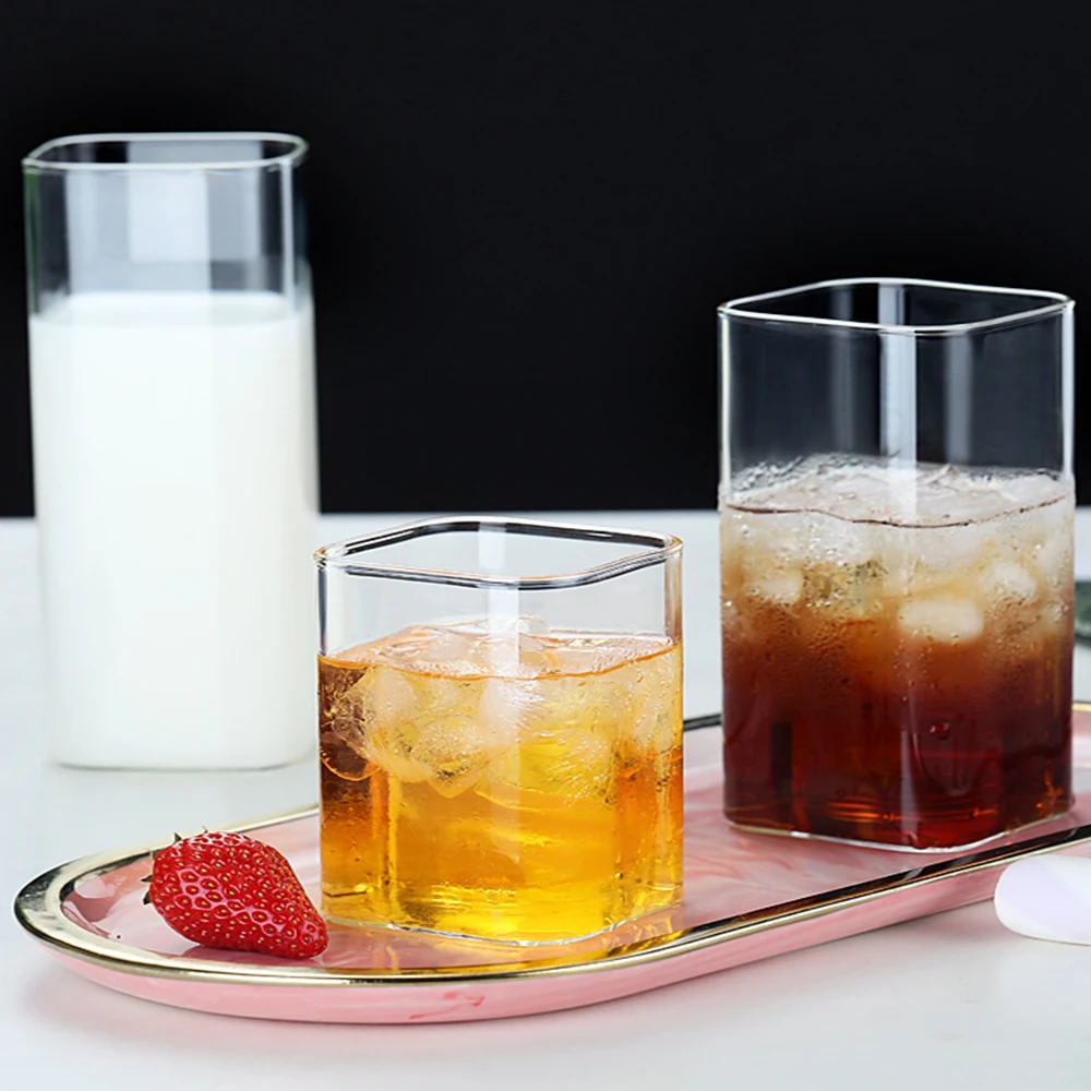 Стеклянная термостойкая настенная стеклянная чашка чашки для кофе/чая и кружки