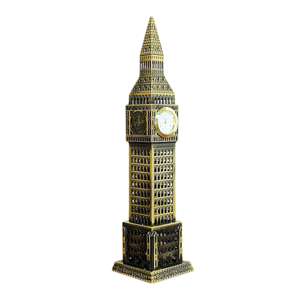 

Metal 3D Model London Big Ben Statue Souvenir Gift Home Decoration