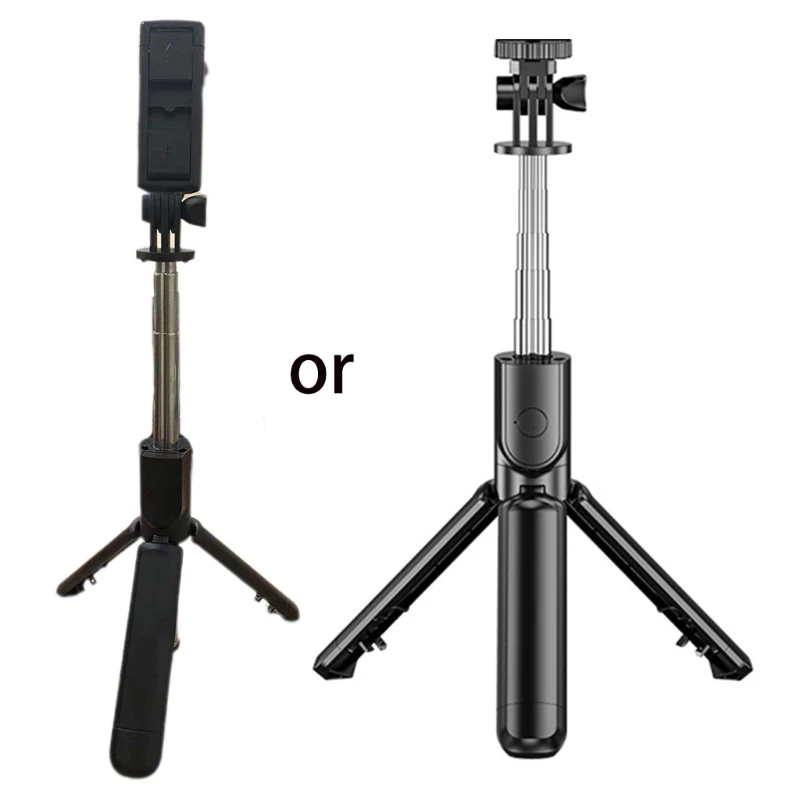 

Беспроводная селфи-палка R91A с дистанционным управлением, штатив для прямой трансляции со встроенным 360-градусным невидимым штативом для се...