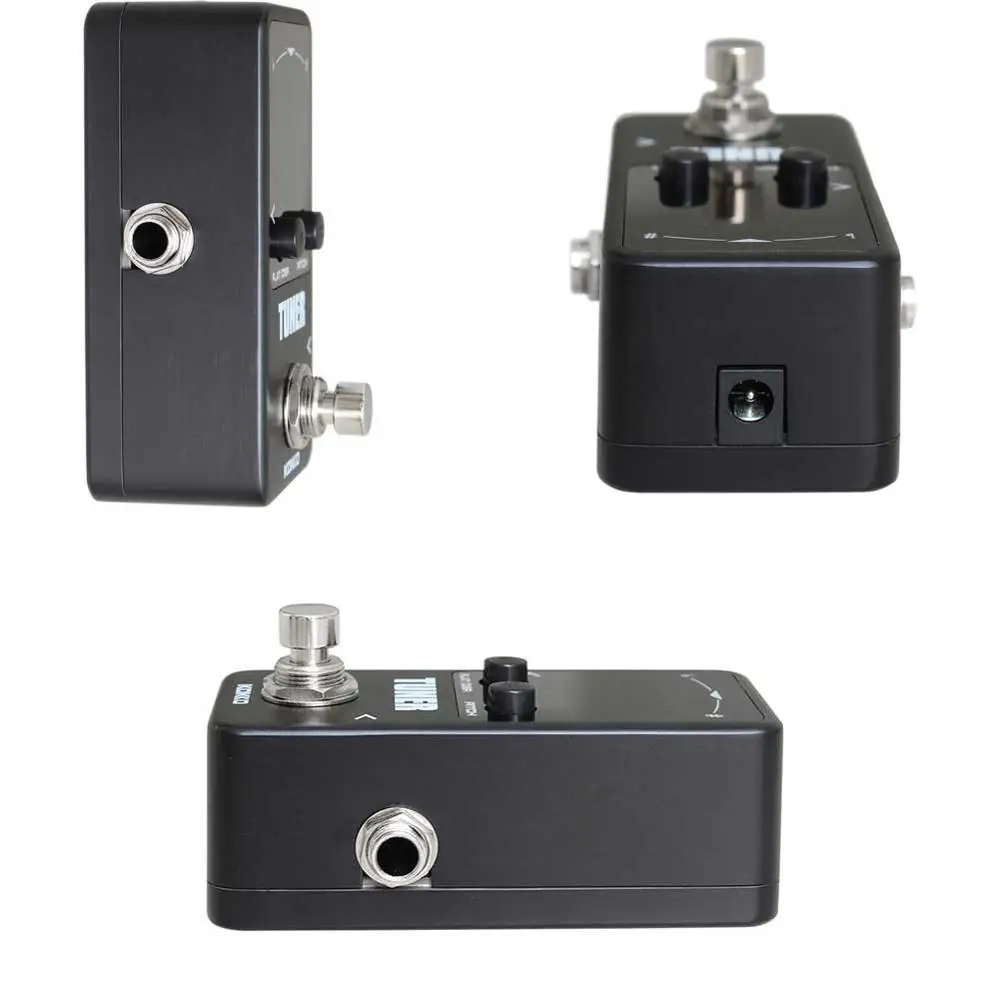 Тюнер для гитары Kokko с педалью двухрежимный светодиодный дисплей бас функцией