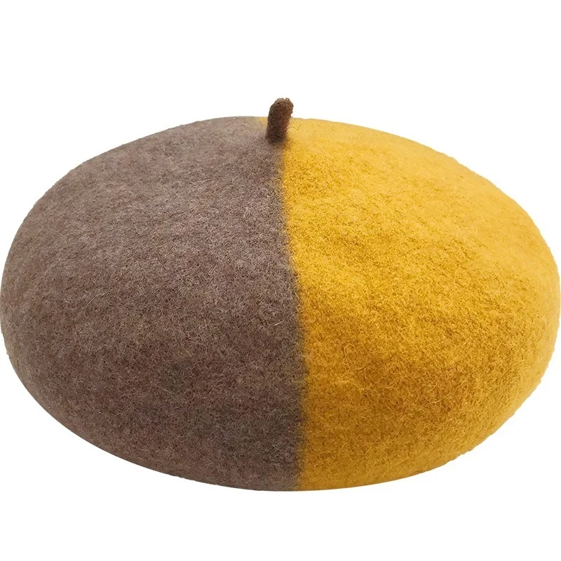 

wool Beret Lady Autumn Winter Warm Hats Female Elegant French FlatPainter Caps Boina para mujer sombreros pour femme Bonnet girl