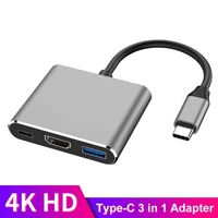 greatlizard hdmi compatible usb c to hdmi cable converter type c to hdmiusb 3 0type c hub adapter for macbook laptop