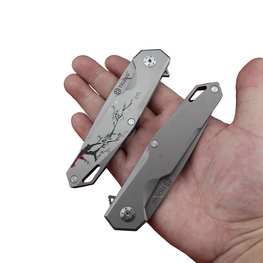 

MASALONG Tactical Survival Pocket Knife Hunting Camping Blade VG10 Damascus Steel Rescue Tools Portable Folding Knives Kni142