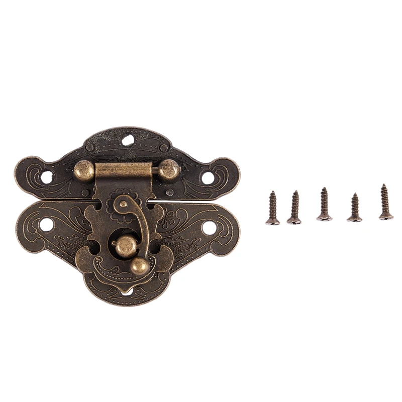 Новая антикварная ретро винтажная декоративная деревянная шкатулка с защелкой