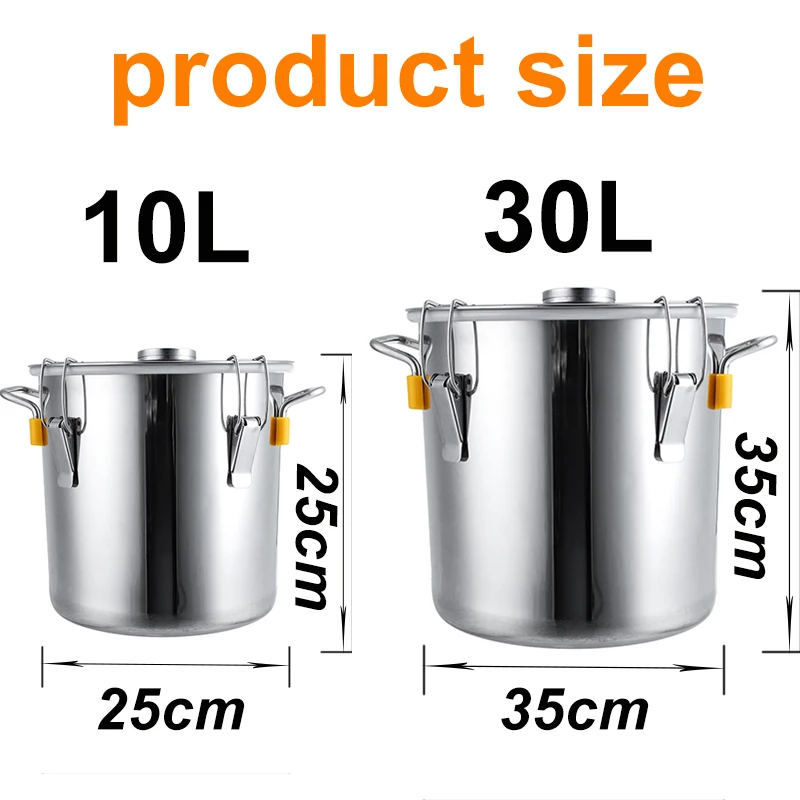 Эффективный 3Gal/8Gal 10L/30L дистиллятор Moonshine спирт дистиллятор из нержавеющей меди DIY домашняя вода важное Вино Масло пивоварения комплект