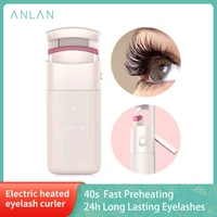 anlan electric heated eyelash curler long lasting curl electric eye lash perm eyelashes clip eyelash curler device makeup tools