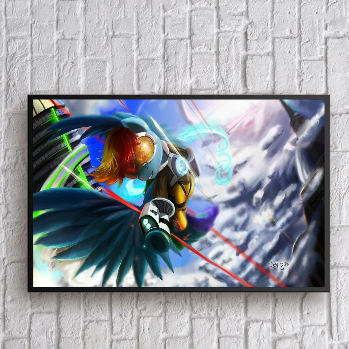 Overwatch видеоигра плакат холст печать Декор для дома настенная живопись (без рамки)