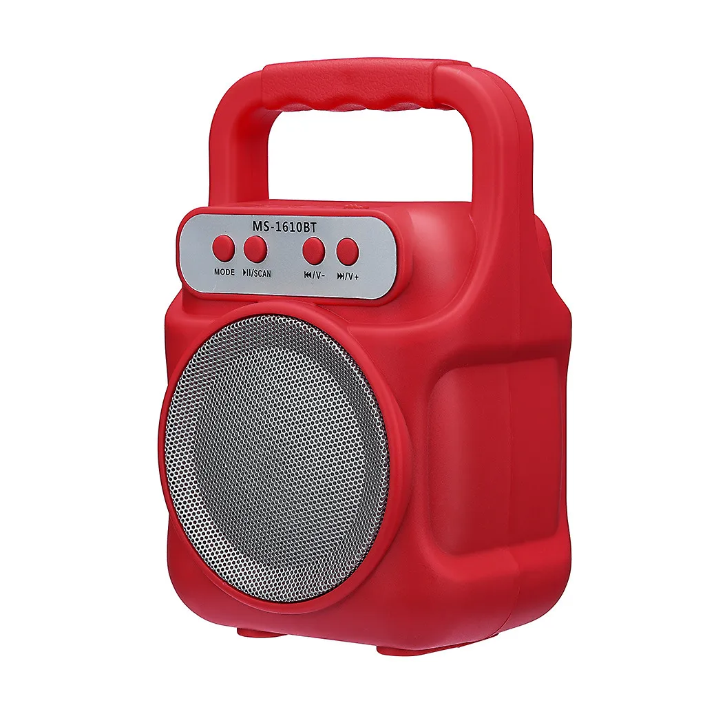 VOBERRY портативный динамик беспроводной Fuuny ручки плеер Bluetooth мини USB FM MP3 SD карта