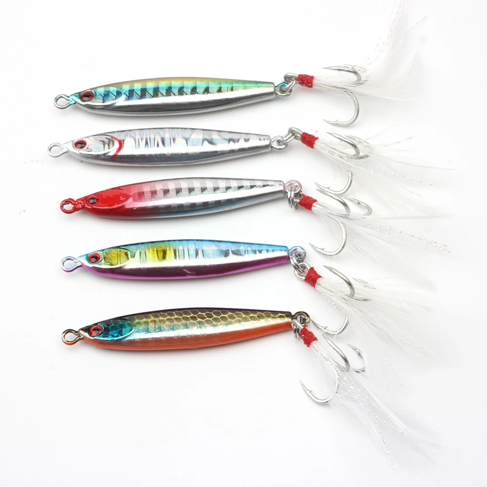 Rompin металлический джиг 17/22 г рыболовная ложка для пресноводной рыбалки твердая