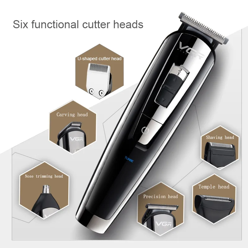 Мужской профессиональный триммер для волос Машинка стрижки бороды
