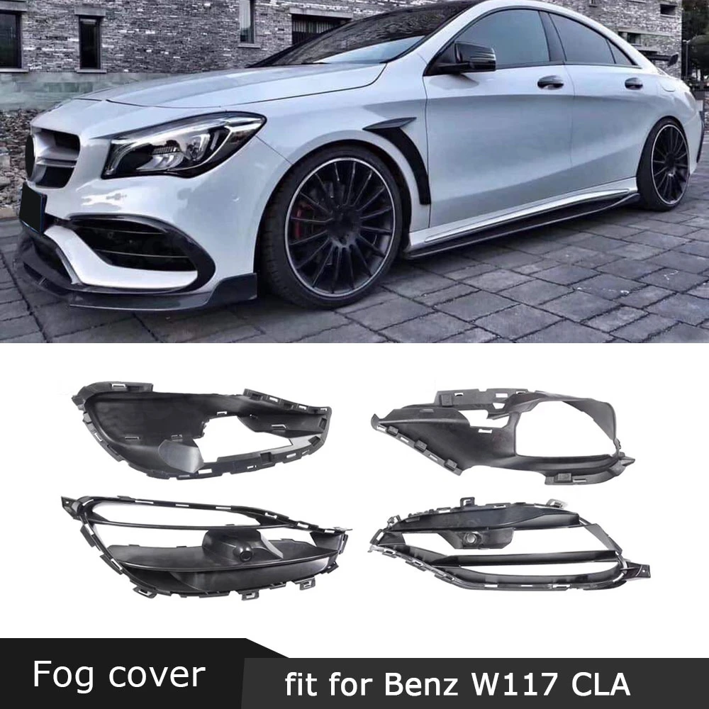 Для Benz CLA Class W117 CLA200 CLA220 CLA45 AMG 2016 2018 передний бампер противотуманная фара грили ABS