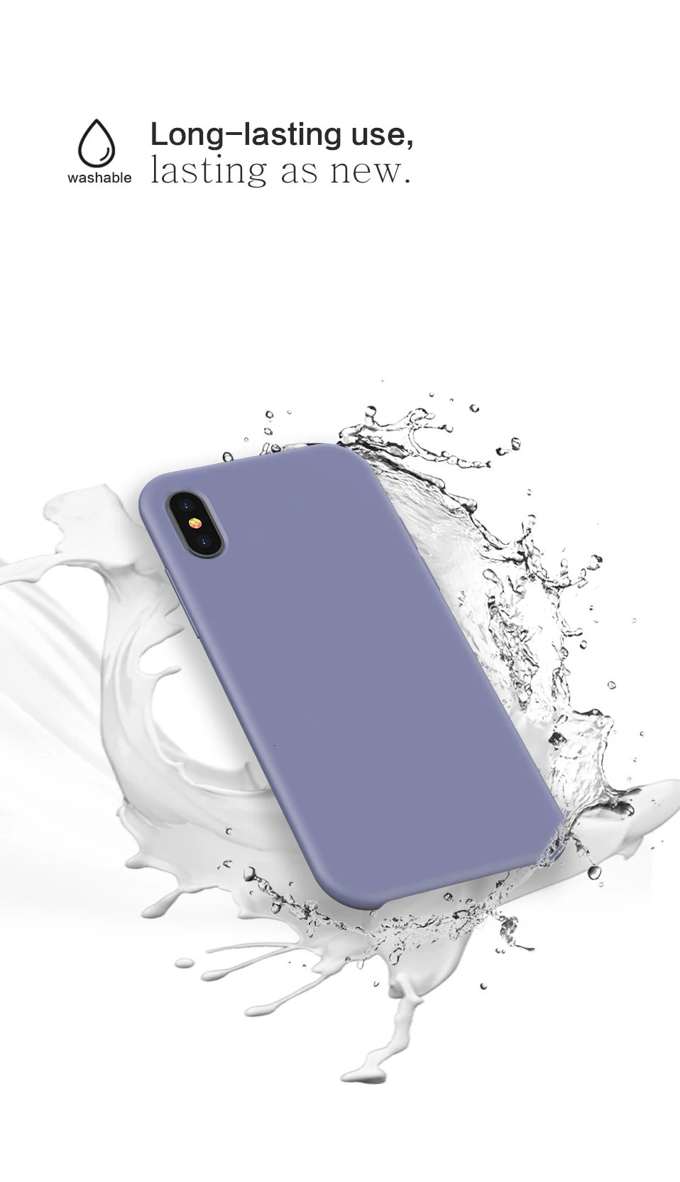 Жидкий силиконовый чехол для iPhone XR Max, XS, X, 8 Plus, 6, 6 S, роскошный чехол, задняя крышка для iPhone 8, 7 Plus, мягкий ТПУ, Fundas Capa