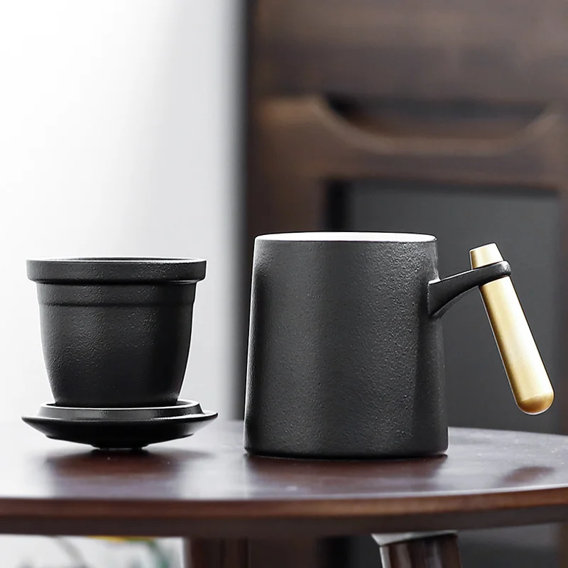 Керамика кружка &quotКитайский кун и рисунком кунг фу чайный сервиз фильтр для