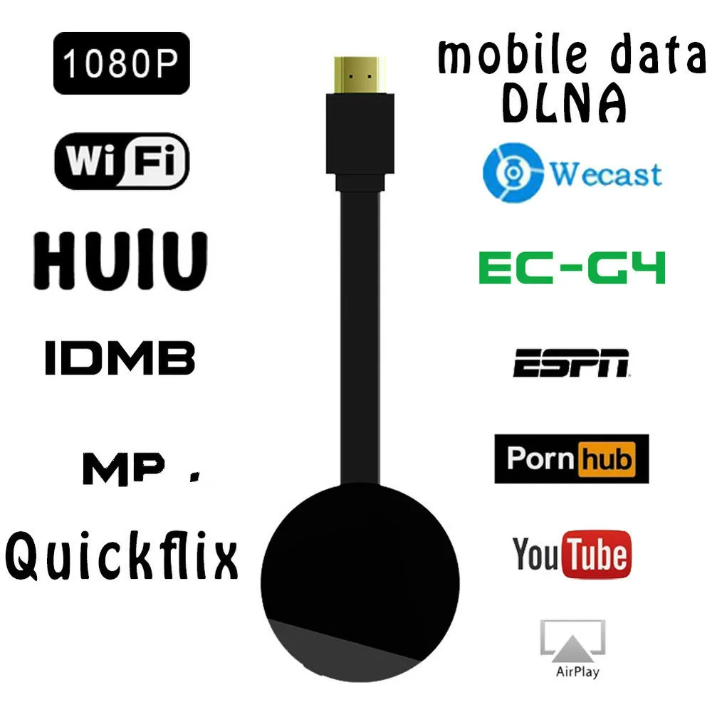 G4 ТВ палка Смарт ключ для Android Miracast WiFi HDMI адаптер беспроводной дисплей медиа лента