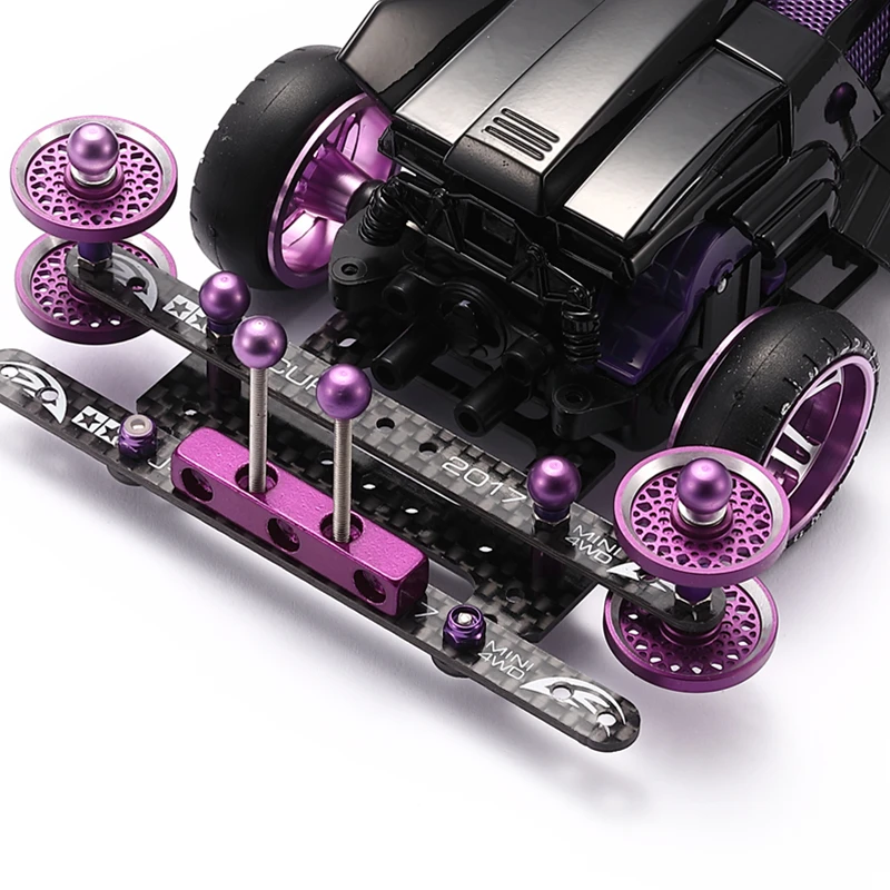 

Emperor Superstar 18074 PROTO EMPEROR S2 Chassis Modify Car Models in Romantic Purple Original Tamiya Mini 4WD Car Model