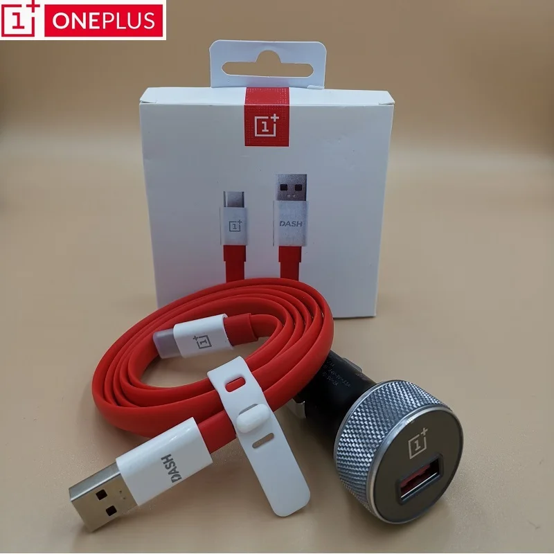 Автомобильное зарядное устройство Oneplus Dash 100% оригинал 6 6T 5t 5 3t 3 one plus QC 0 кабель