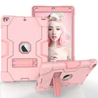 Чехол для iPad 9,7 2017 2018 выпуска модель A1893 A1954 A1822 A1823 ударопрочный защитный резиновый гибридный Чехол