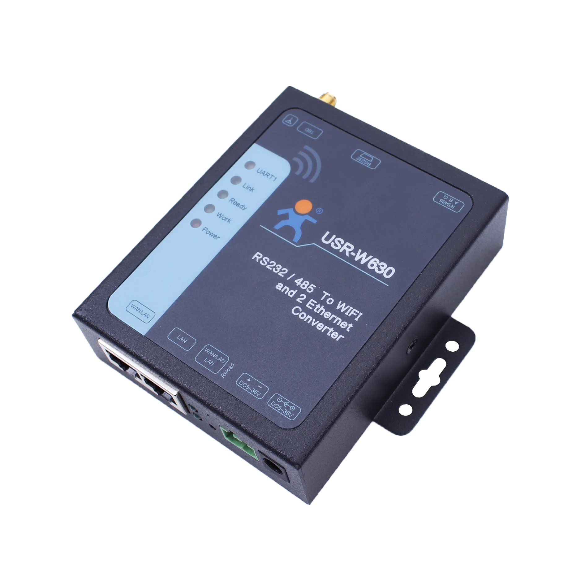 Последовательный порт RS232 RS485 к Wi Fi Ethernet конвертер 2 порта поддержка Modbus RTU