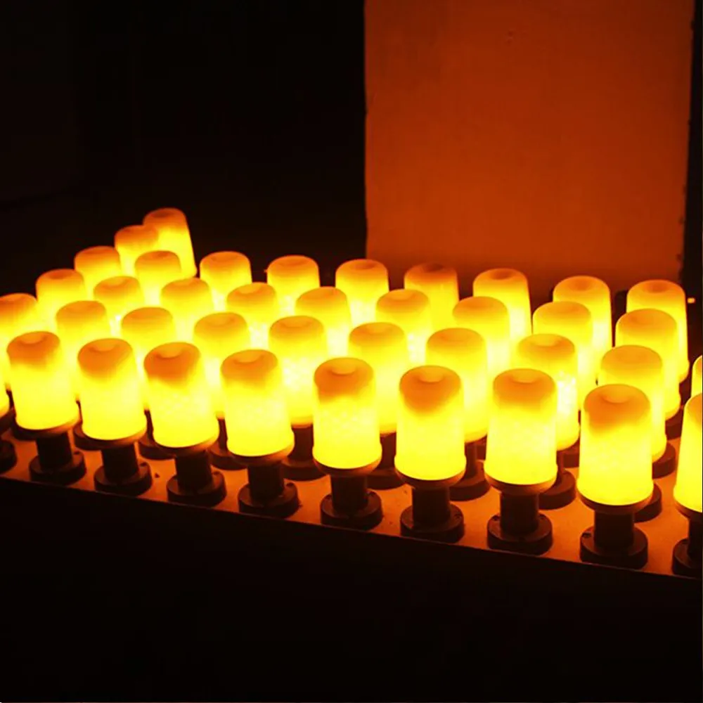 NEWKBO светодиодный светильник E26 E27 SMD2835 с эффектом мерцания пламени инновационные