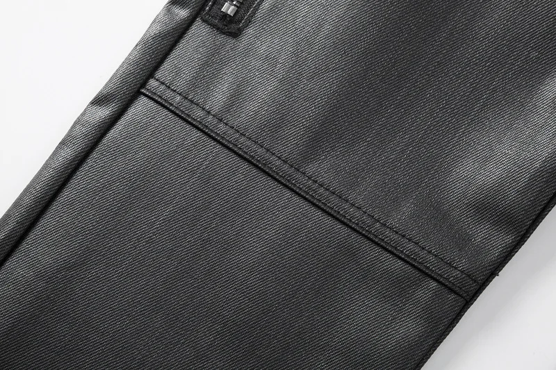 Джинсы мужские из вощеной джинсовой ткани в готическом стиле |