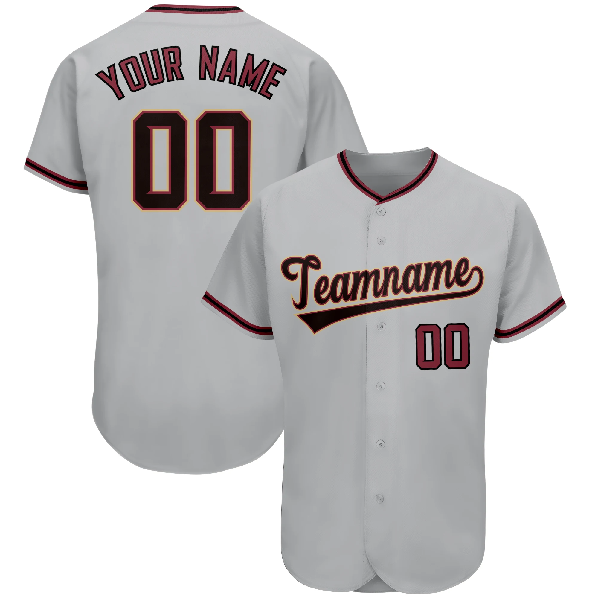 Wholesale Custom Baseball Jersey Sublimation Print Team Name Number Baseball Shirt Club League Softball Practice Jersey for Men