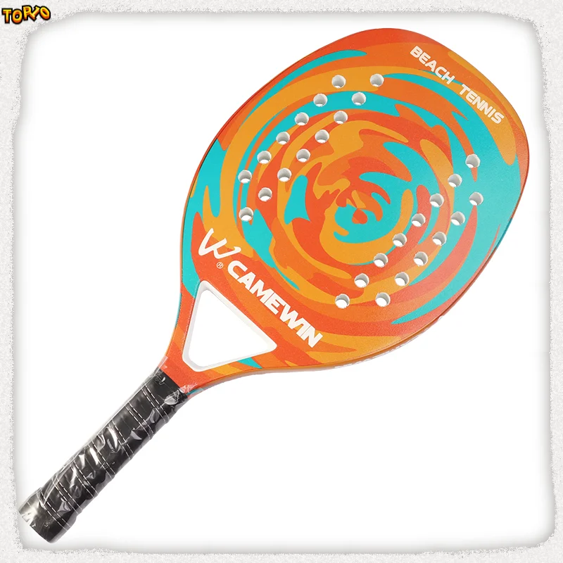 

WIN.MAX 2021Adult Professional Full Carbon Beach Tennis Paddle Racket Soft EVA Face Raqueta With Bag Unisex Equipment Padel