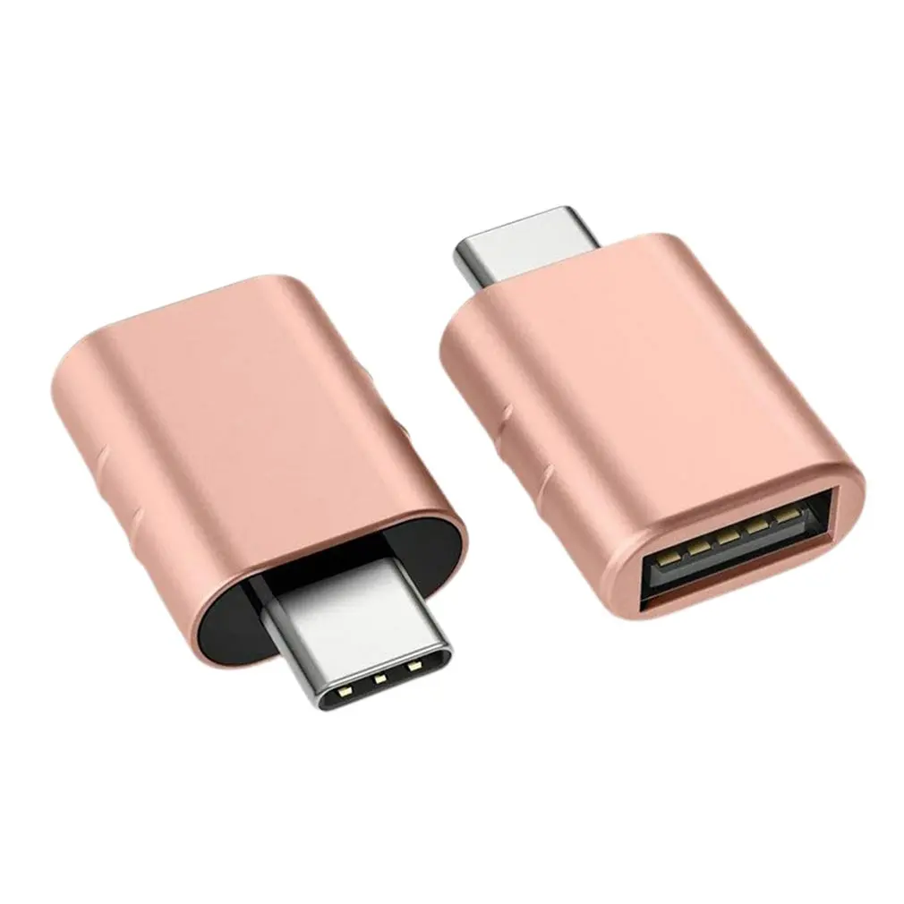

2 Pieces Portable USB3.0 A Female To C Male Transfer Interface Card Reader Notebook Computer Converter