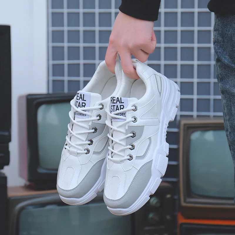 New Men's Autumn Martin Boots Shoes Desert Outdoor Sports Botts Students Increase Low Shoe Leather A179 | Обувь