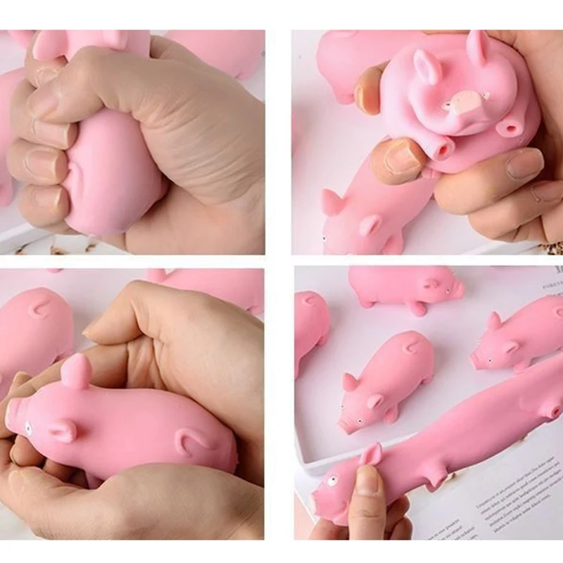 

Soft Silicone 3D Peach Sensory Touch Toys Cute Animal Pink Piggy Toys Party Favors for Kids Stress Reliever Anxiety Toy Gifts