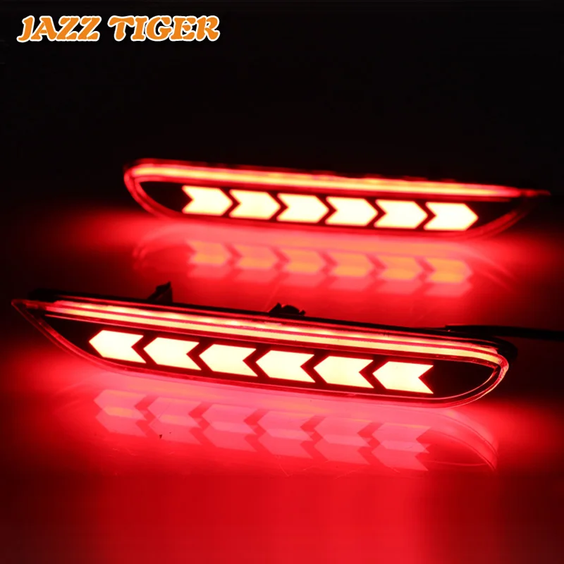 Джаз Тигр мульти-функции Автомобильный светодиодный задний противотуманный
