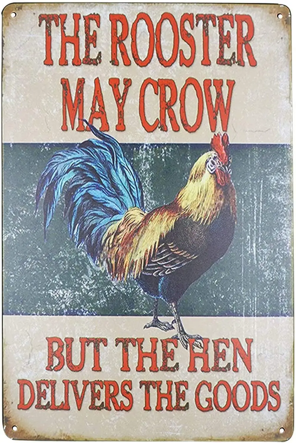 Персонализированная ферма свежие яйца деревенский сарай металлический знак 8x12