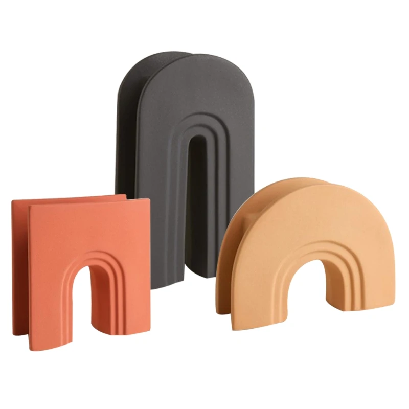 

Геометрическая ваза в скандинавском стиле, декоративная Геометрическая ваза для ежедневного украшения дома F19B