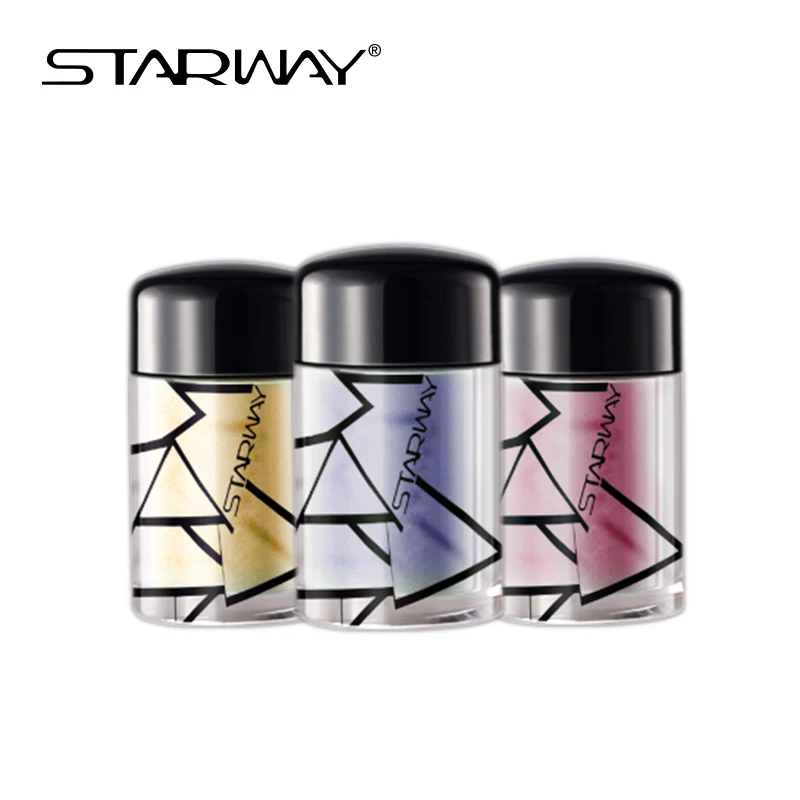 STARWAY Eyeshadow Glitter 7 Colors Makeup For Face Shining Lasting Sequins Eye Shadow Power Make Up Fit Skin |