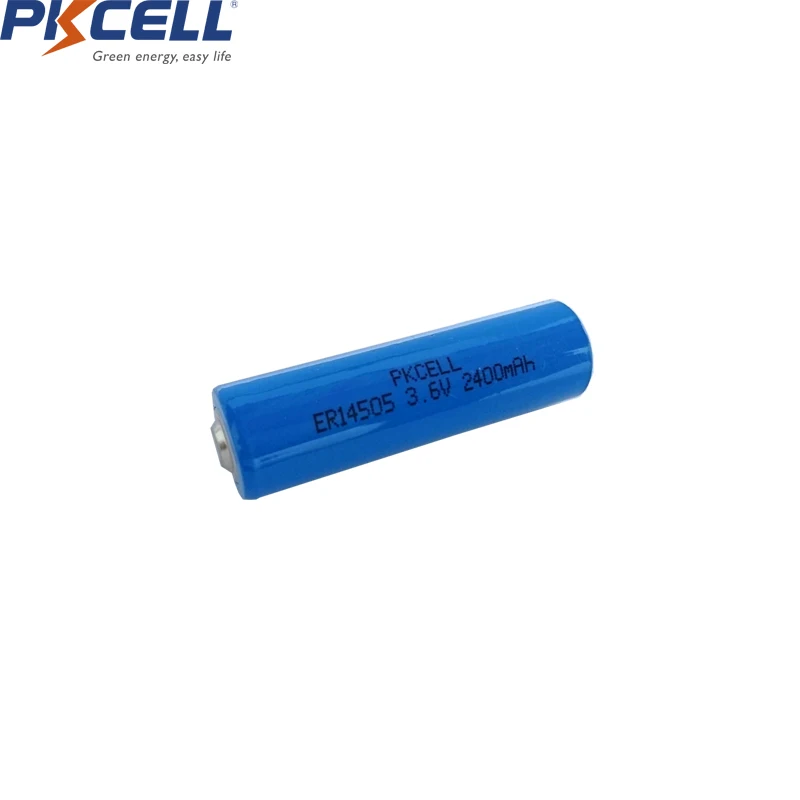 10 шт. PKCELL 3,6 v aa литиевая батарея ER14505 LS14500 2400mah aa 3,6 v литиевая неперезаряжаемая батарея 2A Li-SOCl2 батареи