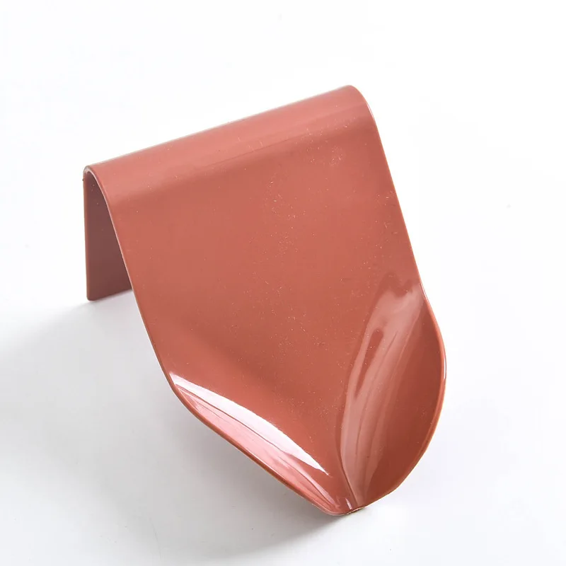 

1Pc Soap Holder Bathroom Shower Soap Dish Shower Plates Soap Storage Box With Drain Wall Mounted Self Adhesive Plastic Supplies