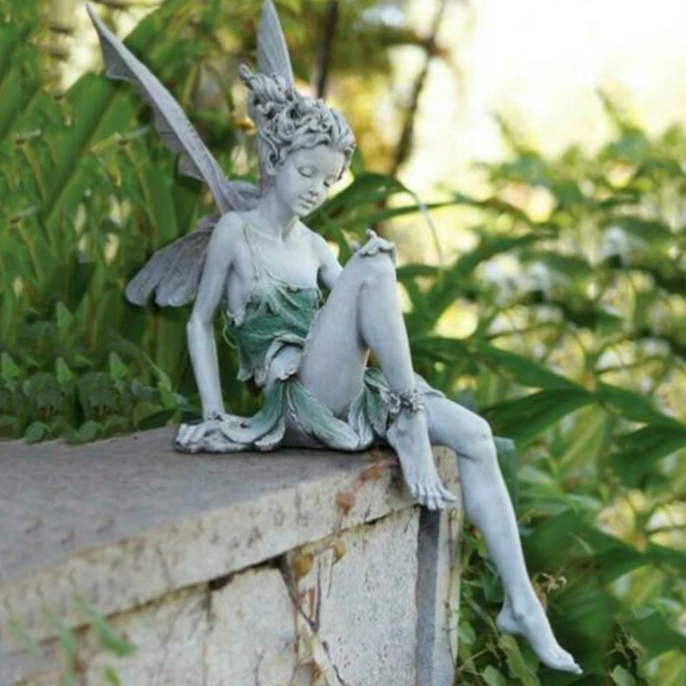 

Статуи и скульптуры для дома, сказочный садовый декор из украшение статуи смолы