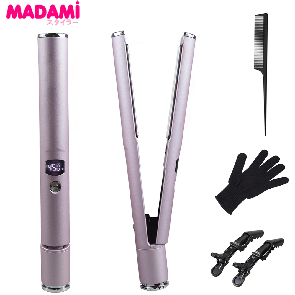 Hair Straightener Curler 2 In 1 Tourmaline Ceramic Flat Iron 30s Heat LCD Display Straightening Irons Salon Hair Styling Tools
Hair Straightener Curler 2 In 1 Tourmaline Ceramic Flat Iron 30s Heat LCD Display Straightening Irons Salon Hair Styling Tools