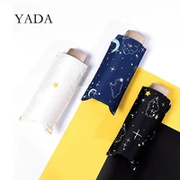yada ins fashion cloud fruit pattern light mini small umbrella five pocket folding umbrella for women girl uv umbrella yd200174