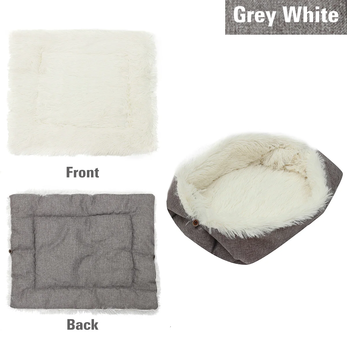 

2-IN-1 Dog Cat Bed Autumn & Winter Soft Fluffy Sofa Pet Supplies Cat Dog Supplies Pet Plush Bed Warm Puppy Sleeping Pad Portable